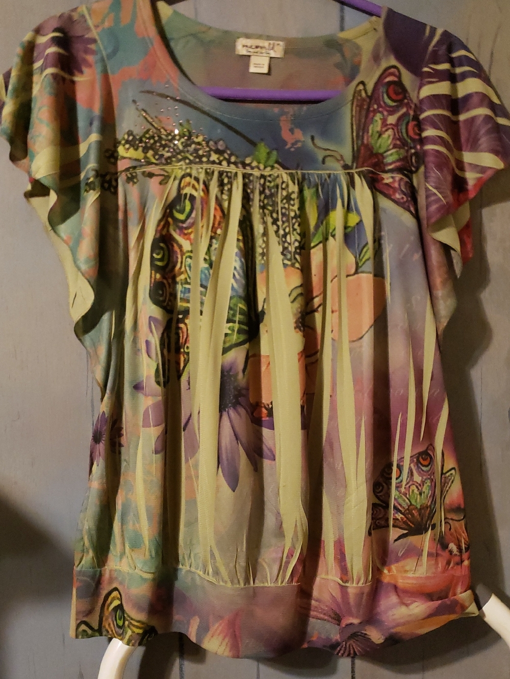 ONE WORLD SILK LIGHTWEIGHT SIZE PL EXCELLENT